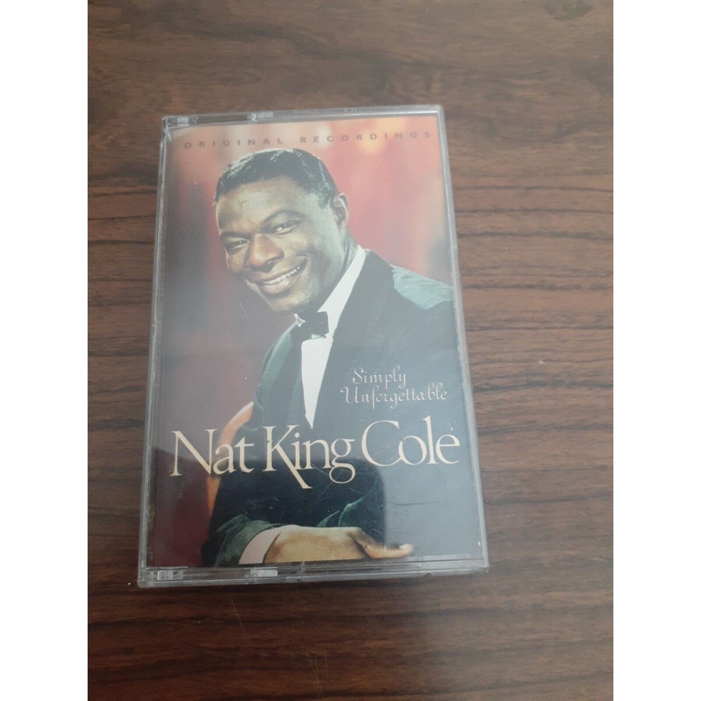 Vintage Nat King Cole Cassette Tape Simply Unforgettable EMI Capitol 2000